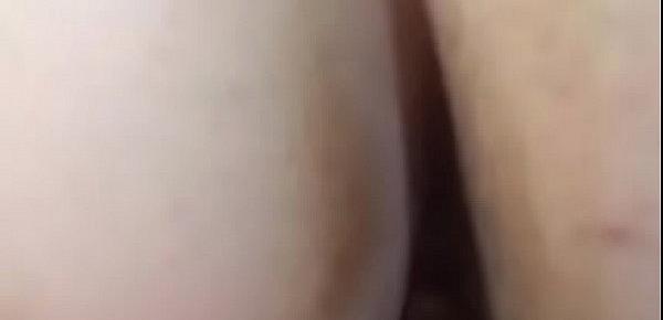  Babe creaming on my cock doggiestyle close up